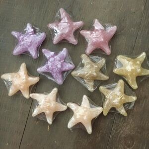 Starfish shaped candles